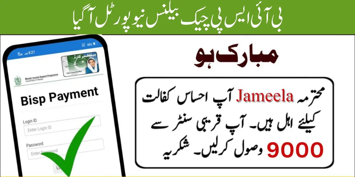 BISP Check Balance Online By CNIC New January Update 2024